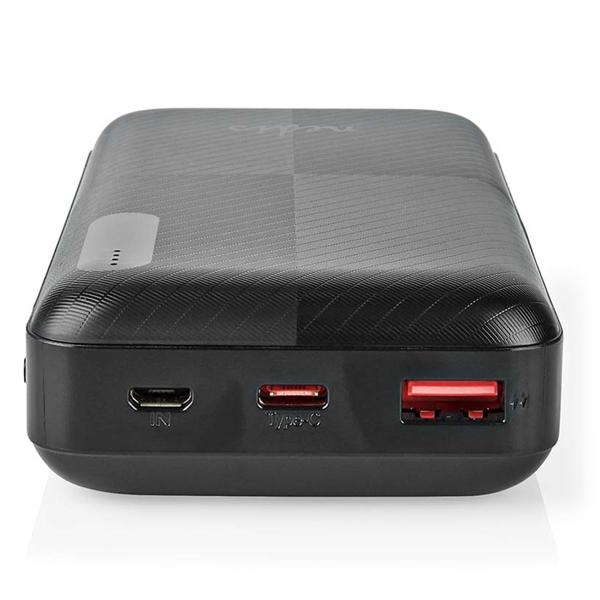 Leistungsstarke Powerbank 20.000 mAh – Schnelllade-Funktion mit 18W, LED-Anzeige – 1x USB-A & 1x USB-C – kompakt, zuverlässig & ideal für unterwegs