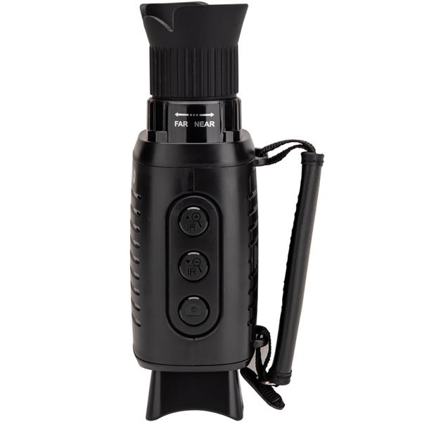 Professionelles Monokulares Infrarot Nachtsichtgerät, Foto und Video, Sicht bis 500m , 2k Videoaufnahmen, 5-fach Zoom, TFT Farbdisplay