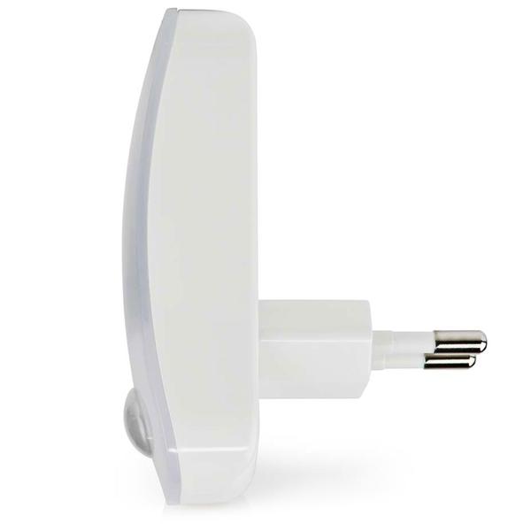 Energieeffizientes Plug-in LED Nachtlicht mit Bewegungssensor und Dämmerungssensor, Praktisch für die Steckdose, Orientierungslicht, warmweiss