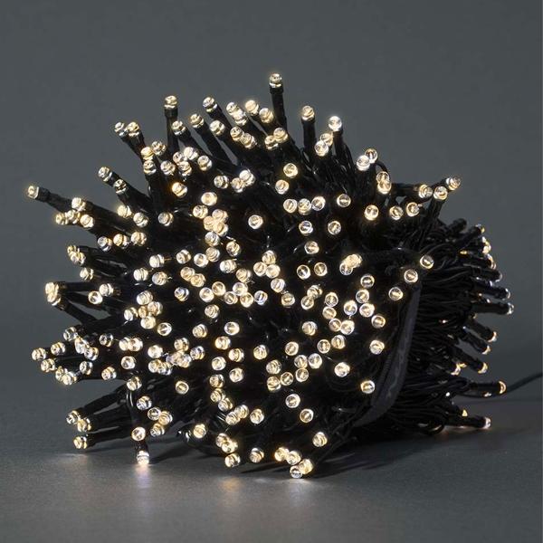 SmartLife LED Lichterkette, 400 LEDs, 20 Meter: warmweiss, 7 Muster, dimmbar, IP65 – langlebige und dekorative Aussenbeleuchtung