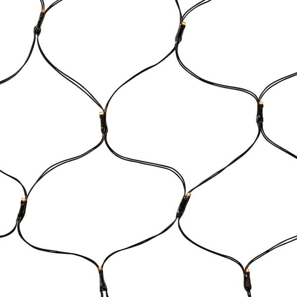 WLAN LED Lichternetz 3x3m - 400 dimmbare LEDs, 7 Muster, IP65 - App-, Google Assistant- & Alexa-Steuerung für Innen & Aussen