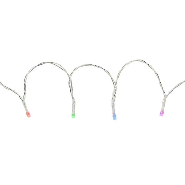 Farbige WLAN-Smart-Vorhang-Lichterkette - 180 RGB-LEDs - 7 Lichtmuster - IP65 Aussen & Innen - App-Steuerung & Sprachsteuerung (Alexa/Google) - 3m Länge