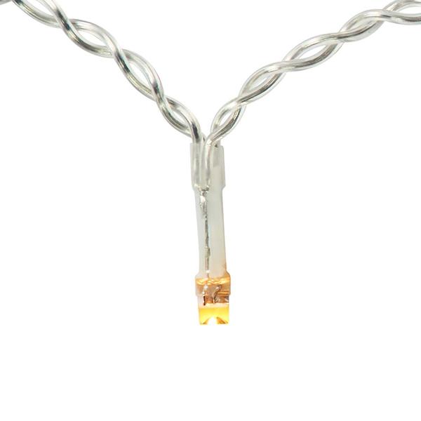 WLAN-Smart-Eisregen Lichterkette - 400 kaltweisse LEDs, 8m - IP65, dimmbar, Timer - für Innen- & Aussenbereich - 7 Lichteffekte, festliche Deko