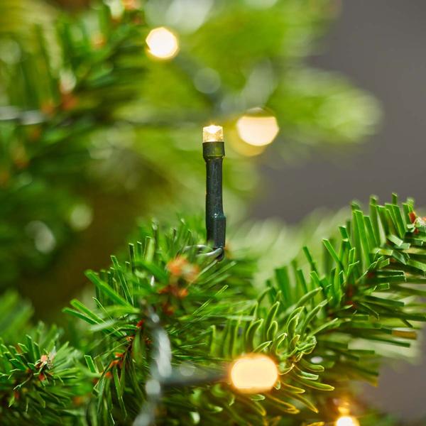 XXL LED Lichterkette - 720 warmweisse LEDs für festliche Atmosphäre & Weihnachtsbeleuchtung - IP44 spritzwassergeschützt - 54m mit Timer & 7 Lichtmustern