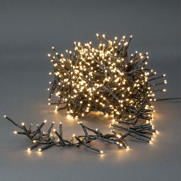 LED Lichterkette, 768 LEDs, warmweiss, 7 Lichtmuster, IP44, 5,6 m
