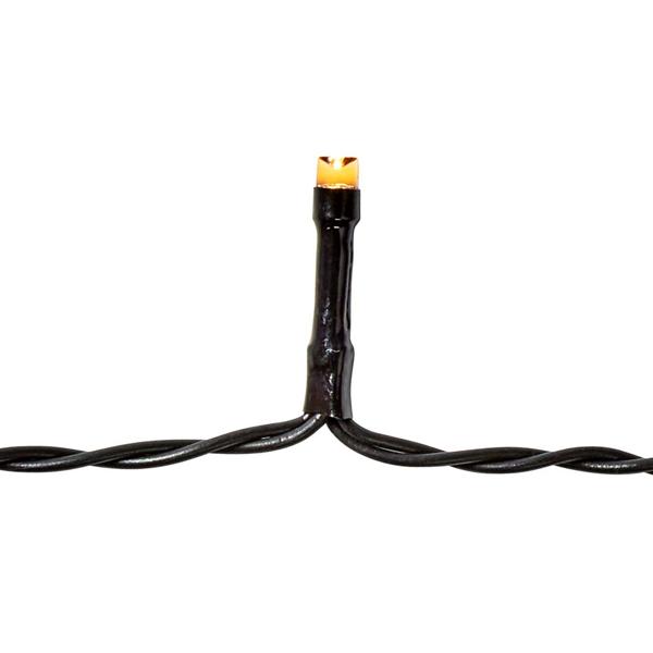 LED Lichterkette 14,4 m, 192 LEDs, warmweiss, batteriebetrieben, 7 Lichtmuster, IP44, energiesparend & flexibel für Innen- & Aussenbeleuchtung