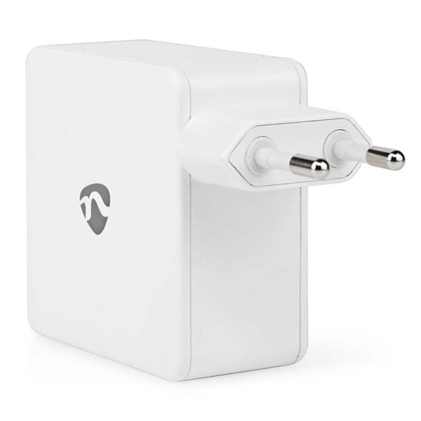 Hochleistungs-USB-C GaN Netzladegerät, 100W: Schnellladefähig, weiss, für Notebooks, MacBook & Tablets, grenzenlose Energie