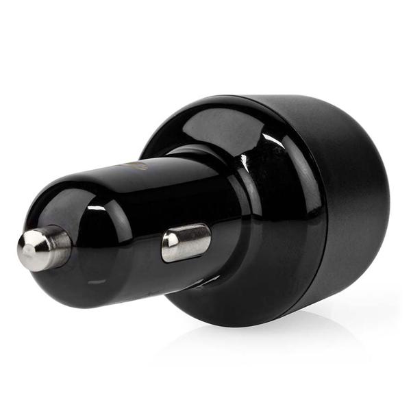 Kfz USB-Ladegerät 65W - Duales Laden für Smartphones, Tablets & USB-C Notebooks im Auto - USB-C PD & USB Typ A QC 3.0 - 12-24V DC