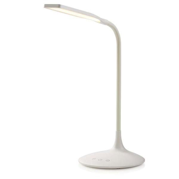 Kabellose LED-Akku-Schreibtischlampe, 3 Modi, dimmbar, Touch – weisse Schreibtischlampe für flexible Beleuchtung & kabellose Freiheit