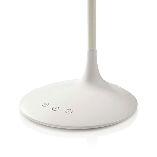 Kabellose LED-Akku-Schreibtischlampe, 3 Modi, dimmbar, Touch – weisse Schreibtischlampe für flexible Beleuchtung & kabellose Freiheit