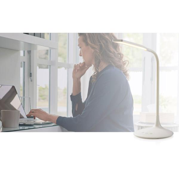 Kabellose LED-Akku-Schreibtischlampe, 3 Modi, dimmbar, Touch – weisse Schreibtischlampe für flexible Beleuchtung & kabellose Freiheit