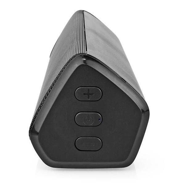 Bluetooth Soundbar Lautsprecher - 18W Spitzenleistung RGB-Beleuchtung für Party Gaming - 6h Akku TWS Mikrofon AUX - Schwarz