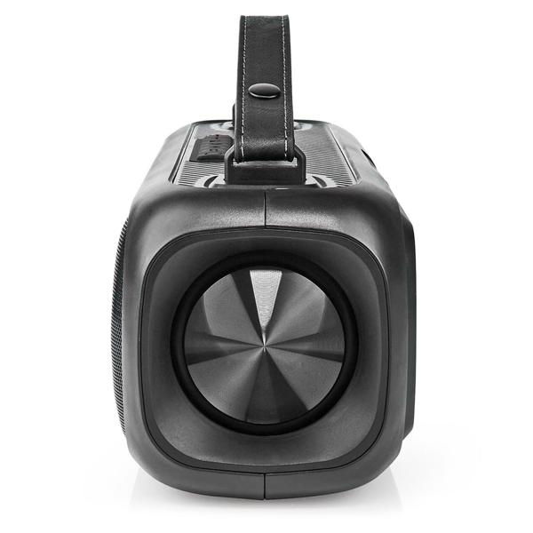 45W Bluetooth Partylautsprecher mit Sprachsteuerung & IPX5 wetterfest, schwarz – Kraftvoller Sound für jede Party & Outdoor-Einsatz