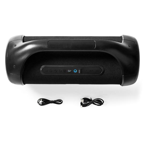 Premium Bluetooth Lautsprecher (120W) mit Subwoofer, Sprachsteuerung & RGB-LED – Akku, IPX5, edles Design – Ultimatives Klangerlebnis