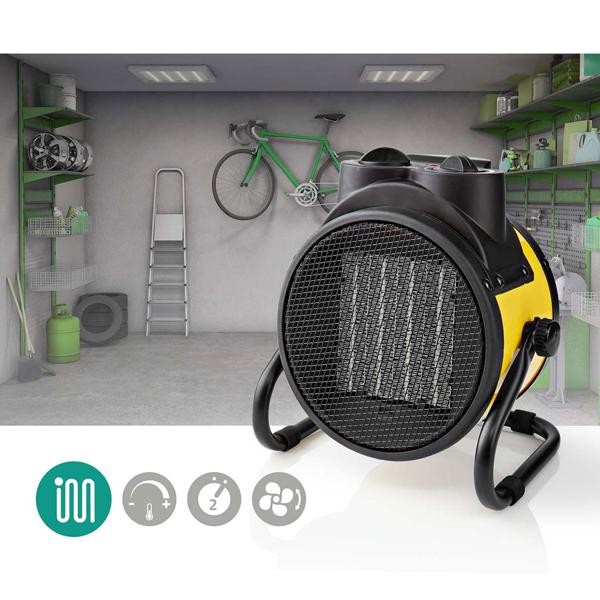 Keramik Heizlüfter, Heizstrahler 1000 / 2000 W, Heizgerät mit Thermostat
