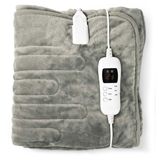 Heizdecke 180x130 cm – beheizbare Wärmedecke mit Timer & LED-Display – kuschelig, waschbar & energieeffizient – ideal für gemütliche Wärme & Entspannung
