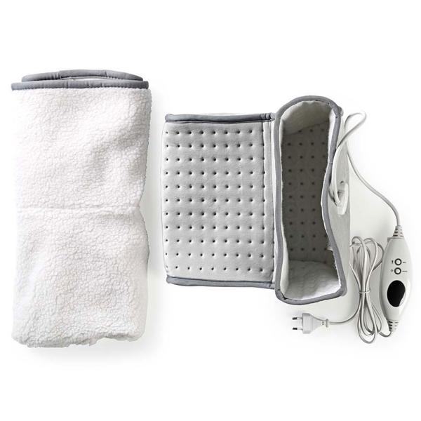 Elektrischer Fusswärmer: 6 Heizstufen, 100W - Kuschelig weiches & waschbares Innenfutter - Gegen kalte Füsse, für maximale Entspannung
