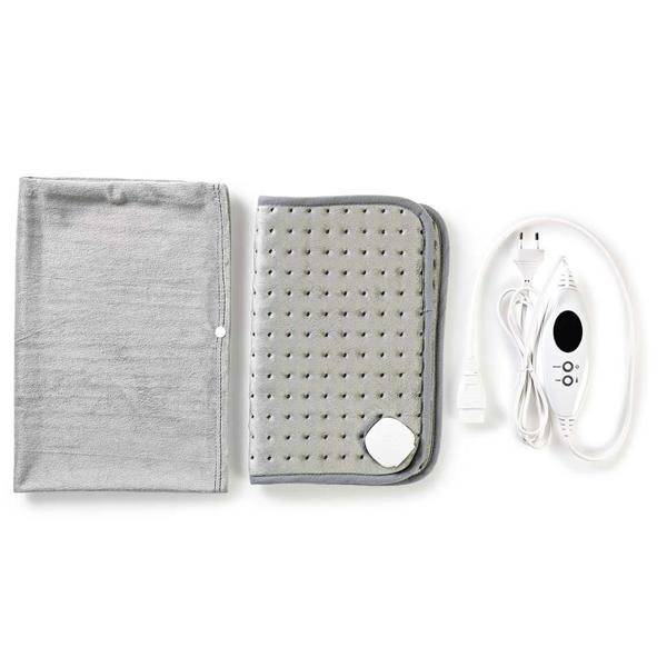 Kuschelig weiches elektrisches Heizkissen – Wärmekissen mit 100 Watt, 42x32 cm, 3 Temperaturstufen, abnehmbarer - waschbarer Bezug