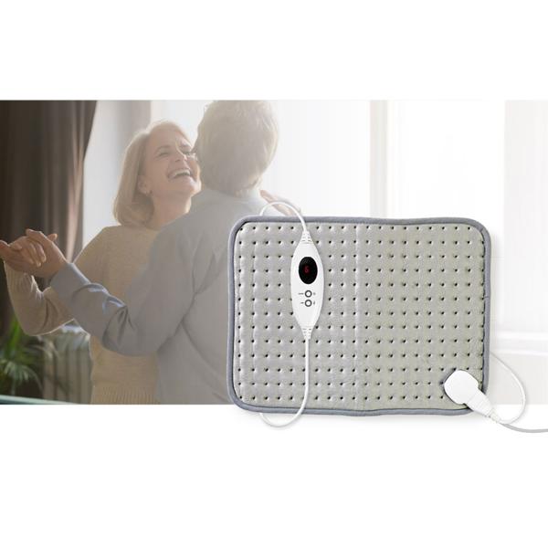 Kuschelig weiches elektrisches Heizkissen – Wärmekissen mit 100 Watt, 42x32 cm, 3 Temperaturstufen, abnehmbarer - waschbarer Bezug