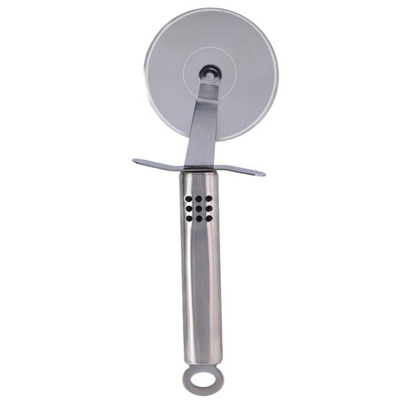 Pizzaschneider Edelstahl 22 cm - Pizzaroller für saubere, effiziente Schnitte - Spülmaschinenfest - Ideal für Pizza, Nudelteig & Tortillas