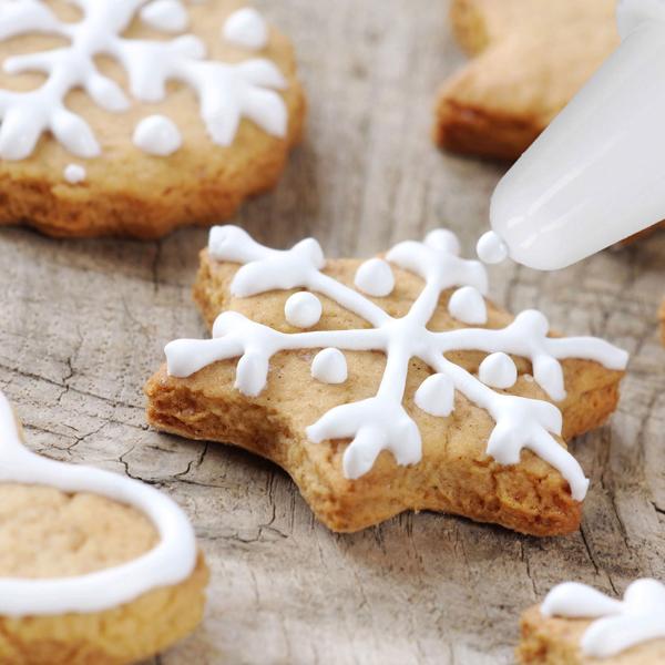 Spritzbeutel 20er-Set - inkl. 3 Spritztüllen für Torten Kuchen & Cupcakes - Einwegbeutel robust transparent hygienisch - für Backkreationen