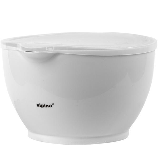 3er-Set Rührschüsseln mit Deckel - 1,2 L, 2 L, 3,4 L Volumen - Mikrowellen- & spülmaschinengeeignet - Stapelbar - Optimaler Schutz vor Insekten & Staub