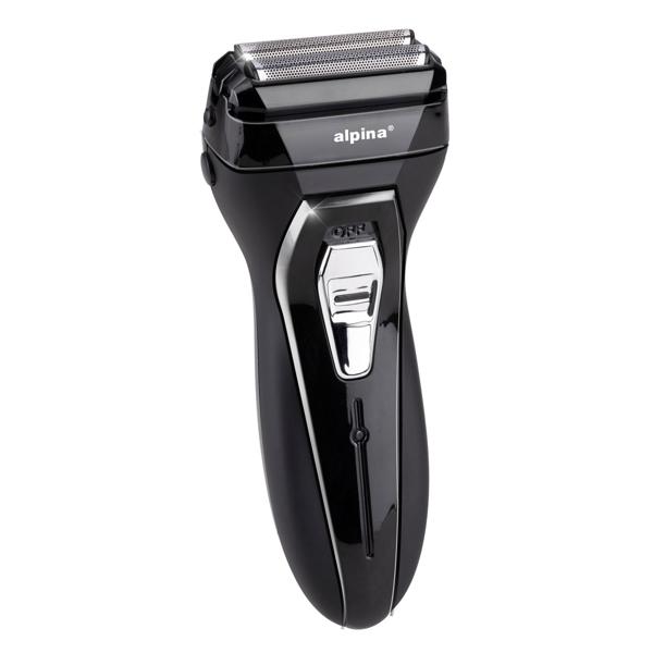 Doppelkopf-Rasierapparat - Akkubetrieben mit Ladestandsanzeige - Gründliche, sanfte Rasur mit Doppelklingensystem - Pop-up-Trimmer für Bart & Koteletten