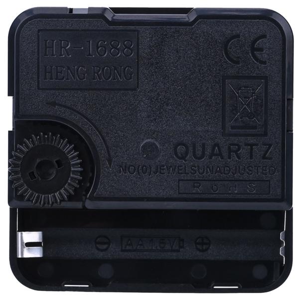 2er Set Geräuschloses Uhrwerk Komplettset mit 3 verschiedenen Zeigersätzen, leise schleichende Zeiger ohne Ticken, stabiles Gehäuse, Batteriebetrieb