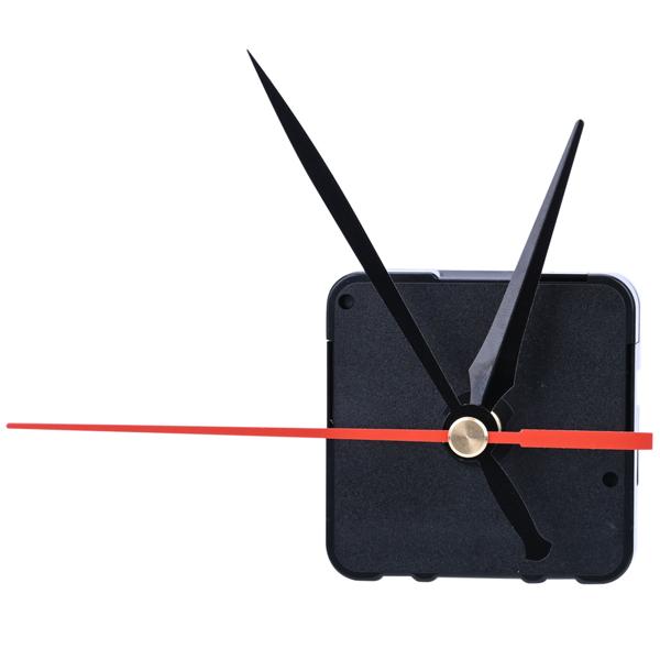 2er Set Geräuschloses Uhrwerk Komplettset mit 3 verschiedenen Zeigersätzen, leise schleichende Zeiger ohne Ticken, stabiles Gehäuse, Batteriebetrieb