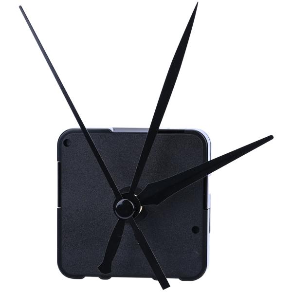 2er Set Geräuschloses Uhrwerk Komplettset mit 3 verschiedenen Zeigersätzen, leise schleichende Zeiger ohne Ticken, stabiles Gehäuse, Batteriebetrieb