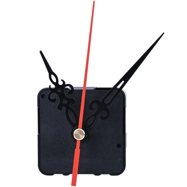 2er Set Geräuschloses Uhrwerk Komplettset mit 3 verschiedenen Zeigersätzen, leise schleichende Zeiger ohne Ticken, stabiles Gehäuse, Batteriebetrieb