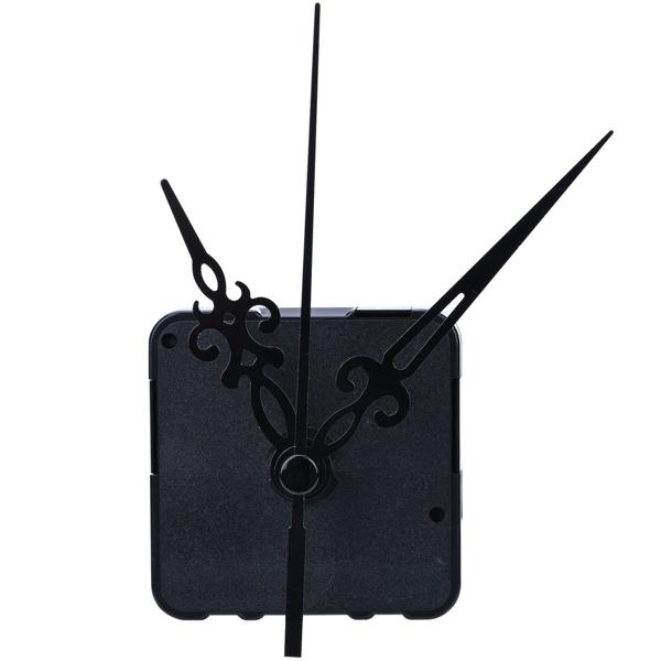 2er Set Geräuschloses Uhrwerk Komplettset mit 3 verschiedenen Zeigersätzen, leise schleichende Zeiger ohne Ticken, stabiles Gehäuse, Batteriebetrieb