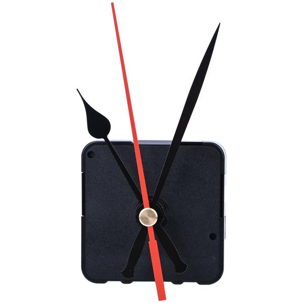 2er Set Geräuschloses Uhrwerk Komplettset mit 3 verschiedenen Zeigersätzen, leise schleichende Zeiger ohne Ticken, stabiles Gehäuse, Batteriebetrieb