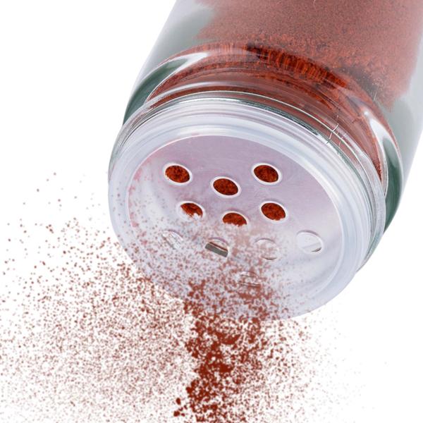 Modernes Edelstahl-Gewürz Drehregal mit 12 transparenten Gewürzgläsern – zeitloses Gewürzkarussell - ein Blickfang für jede Küche