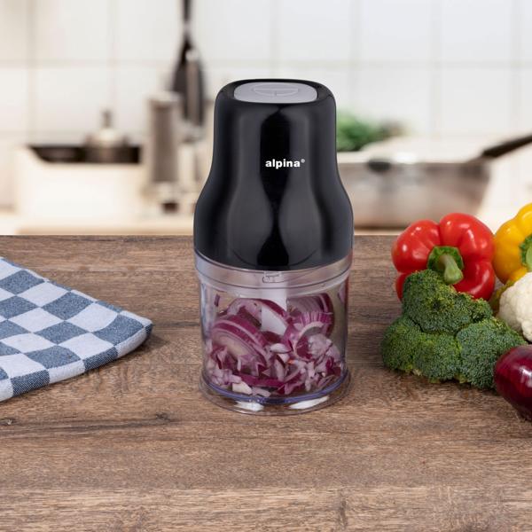 Elektrischer Multi-Zerkleinerer, 360 ml, 200W – Leistungsstark mit Edelstahlklinge, rutschfestem Design, ideal für Gemüse, Nüsse, Kräuter & mehr