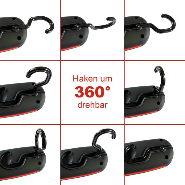 2er-Set Leistungsstarke COB LED Arbeitsleuchte, 300 lm: Helles, gleichmässiges Licht für Profis & Heimwerker, kompakt, stabil & vielseitig einsetzbar