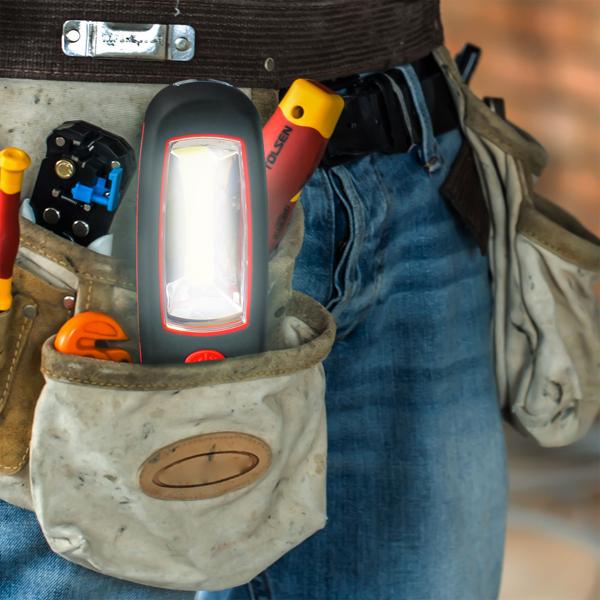 2er-Set Leistungsstarke COB LED Arbeitsleuchte, 300 lm: Helles, gleichmässiges Licht für Profis & Heimwerker, kompakt, stabil & vielseitig einsetzbar