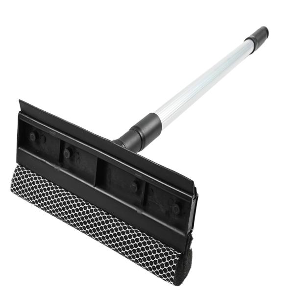 2er-Set Teleskop-Fensterreiniger mit Abzieher (ausziehbar bis 90 cm): Streifenfreie & mühelose Reinigung von Glas & Fenstern – auch für hohe Fenster