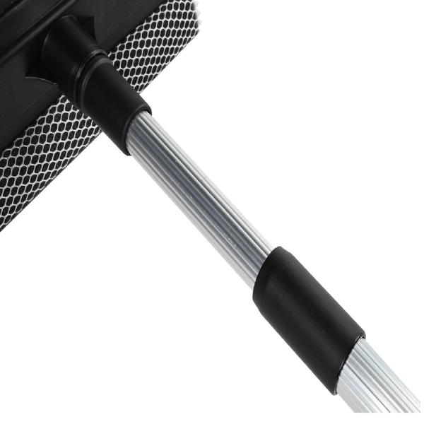 2er-Set Teleskop-Fensterreiniger mit Abzieher (ausziehbar bis 90 cm): Streifenfreie & mühelose Reinigung von Glas & Fenstern – auch für hohe Fenster