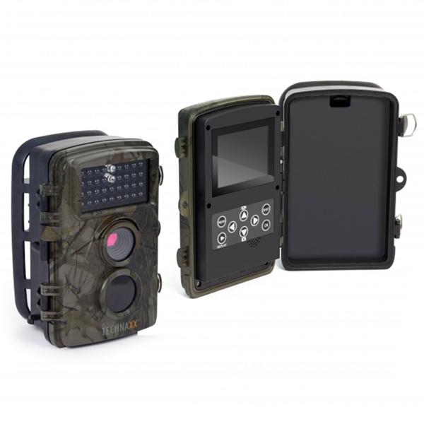 Natur-/Wildkamera Full HD 1080p - Überwachungskamera mit Mikrofon, Lautsprecher, PIR-Sensor & IR-Nachtsicht (20m) - IP56-Schutz - CH3486