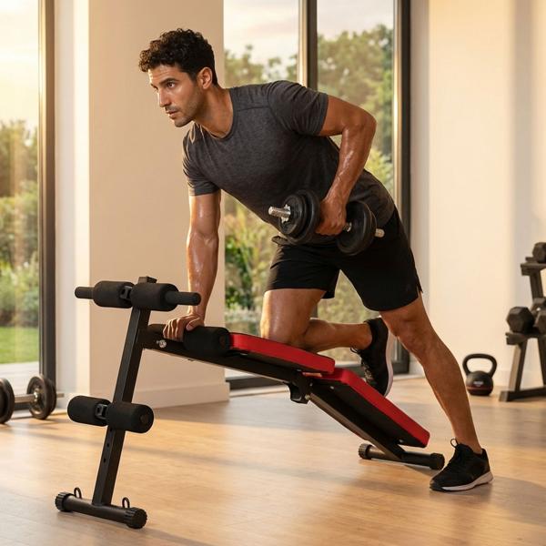 Trainingsbank, faltbar, Hantelbank