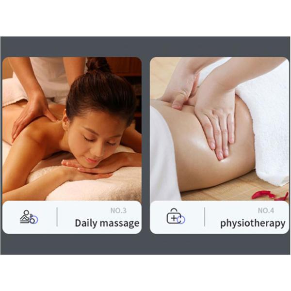 Massagepistole - Muskelentspannung & Faszienpflege mit 4 Aufsätzen - LCD-Anzeige, 32 Stufen, geräuscharm, 14.9x4.4x14.4cm