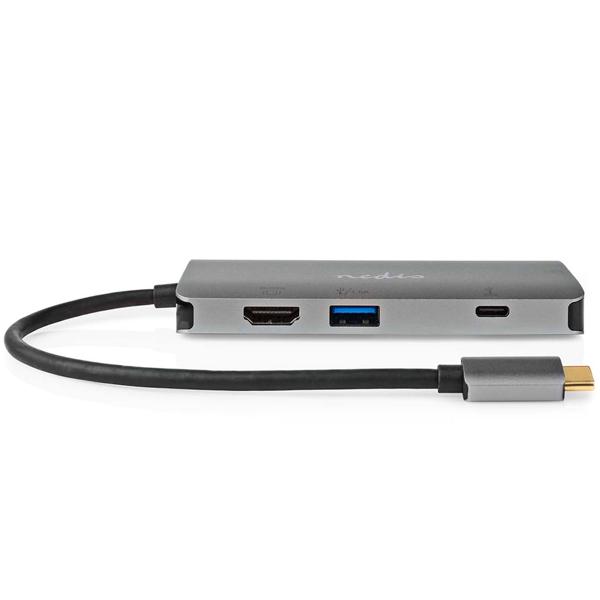 Ultimativer USB-C Hub mit 4K HDMI, Gigabit LAN, 3x USB-A, 100W Power Delivery, Cardreader - Notebook, Macbook - Maximale Konnektivität