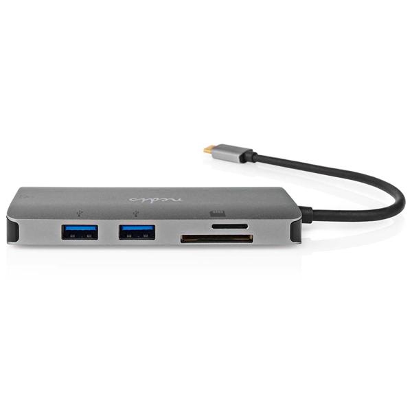 Ultimativer USB-C Hub mit 4K HDMI, Gigabit LAN, 3x USB-A, 100W Power Delivery, Cardreader - Notebook, Macbook - Maximale Konnektivität