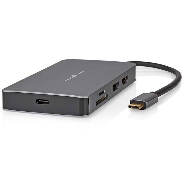 USB-C Hub mit 2x HDMI, Ethernet, USB-A/C, PD3 & Kartenleser – Alle Anschlüsse in einem, der ultimative Multiport-Adapter