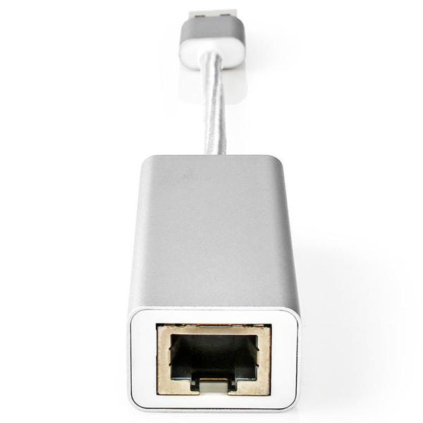 Ethernet Internetadapter - stabile Netzwerkverbindung 1 Gbit/s für PC, Notebook & Laptop - USB 3.2 LAN Adapter - Plug & Play - vergoldet, Aluminium