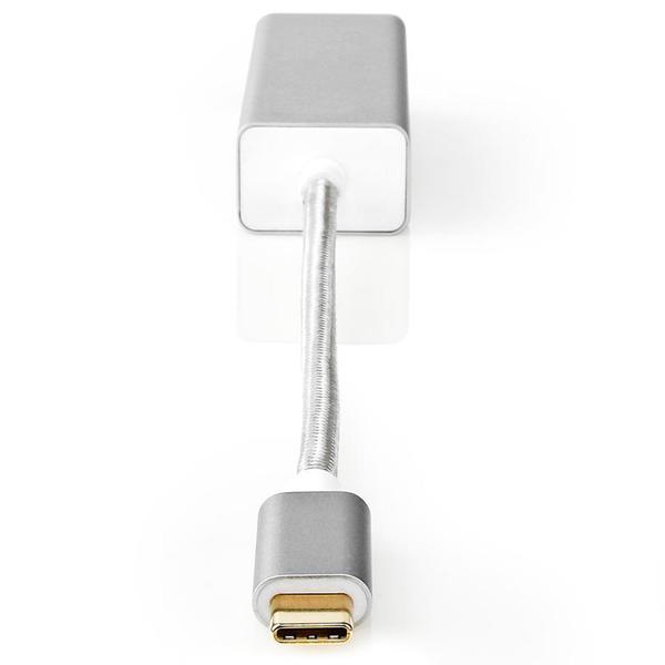 USB-C Ethernet Adapter - 1 Gbit/s schnelle, stabile Netzwerkverbindung - Ideal bei schwachem WLAN für Notebook, PC, Laptop - USB 3.2 Gen 1 RJ45 - 20cm