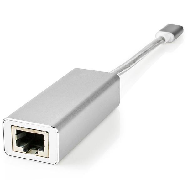 USB-C Ethernet Adapter - 1 Gbit/s schnelle, stabile Netzwerkverbindung - Ideal bei schwachem WLAN für Notebook, PC, Laptop - USB 3.2 Gen 1 RJ45 - 20cm