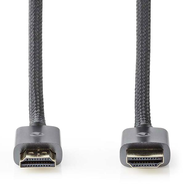 High Speed HDMI Kabel mit Ethernet, 5m - Optimale Klang- & Bildqualität für Heimkino, 4K UHD 60Hz - 18 Gbit/s, vergoldete Kontakte, Schwarz