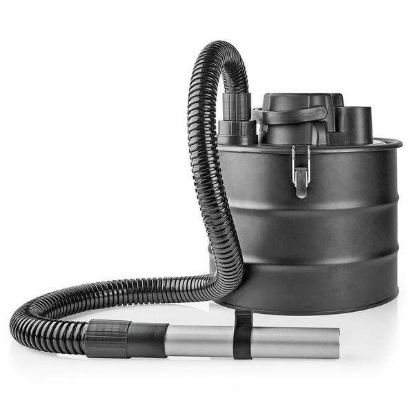 Effizienter 800W Aschesauger mit HEPA-Filtersystem, schwarz, 18 Liter Metall – Gründliche Reinigung für Kamin, Grill und Ofen